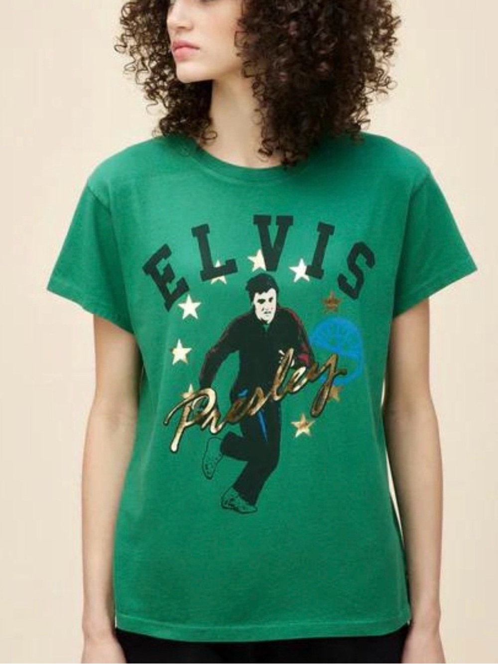 Daydreamer Elvis Presley Sun Records Collegiate Tour Tee Jade